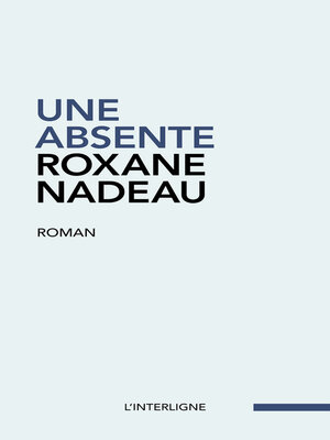 cover image of Une absente